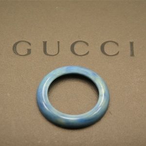 New Gucci Plastic Marble Bezel - Blue For Gucci Watch Model 1100, 11/12.2